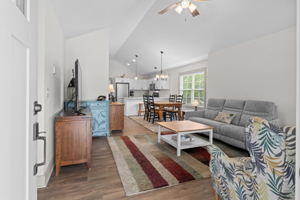 611 South Walnut Street Seneca, SC 29678 - Photo 4 of 31 This inviting space features an open layout connecting the living, dining, and kitchen areas.