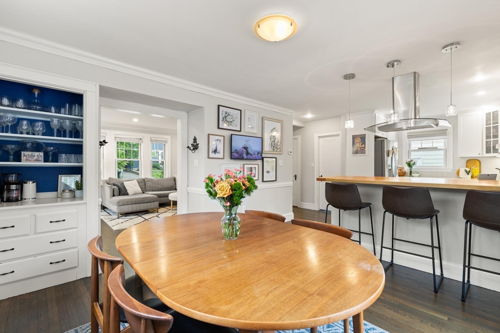 61 Howitt Road Boston, MA 02132 - Photo 20 of 42 a view of a dining room with furniture