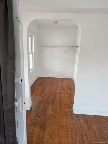 closeup view of a room with wooden floor