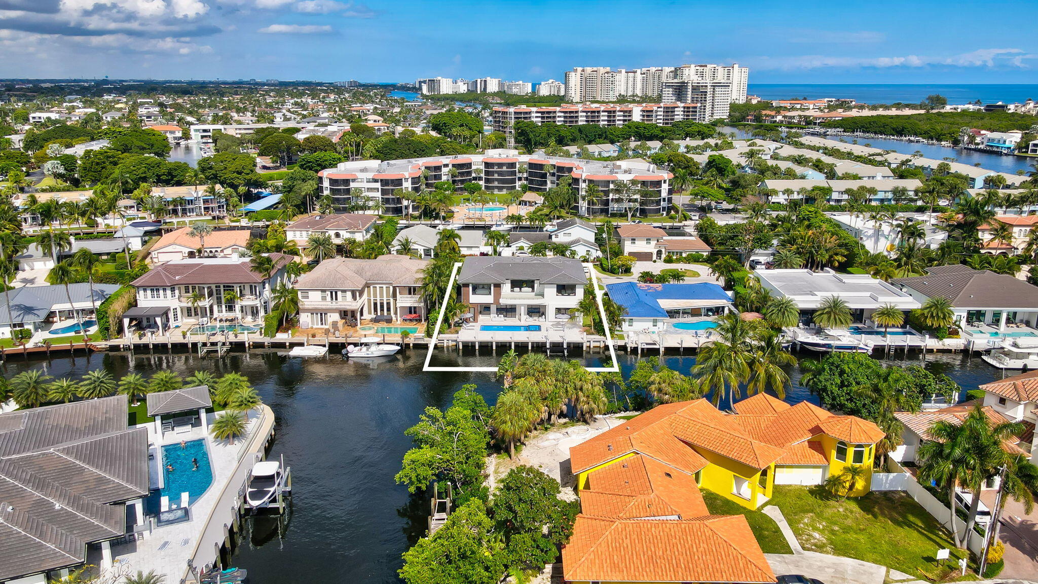 798 Havana Drive Boca Raton, FL 33487 - Photo 62 of 76 Aerial Intracoastal Views