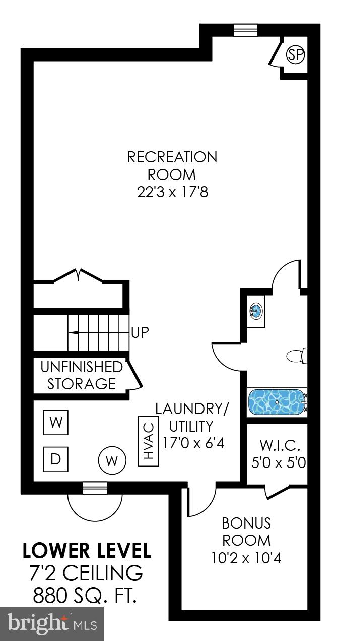 5802 Canvasback Road Burke, VA 22015 - Photo 56 of 57 Lower Level Floor Plan