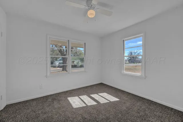 a view of an empty room