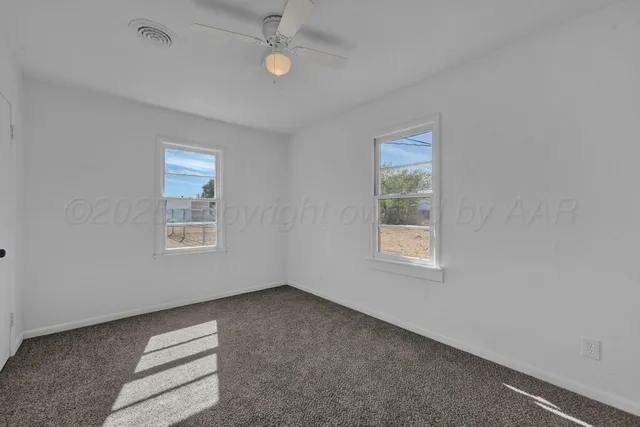 a view of empty room