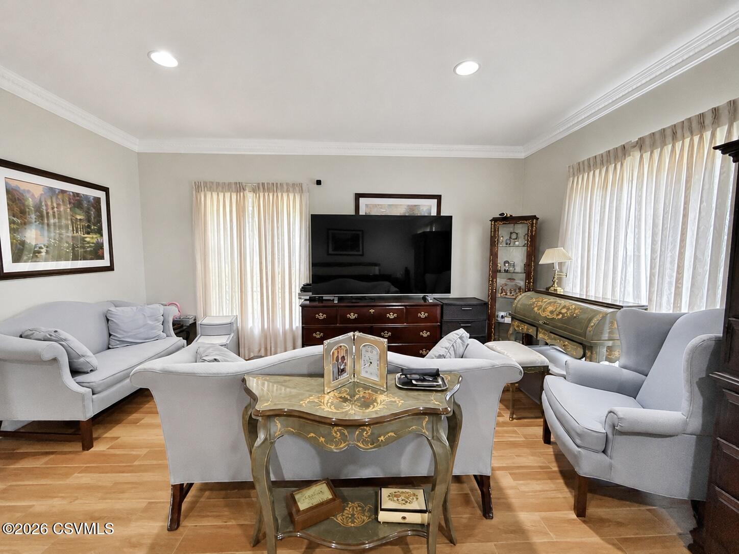 50 Sweet Gum Road Selinsgrove, PA 17870 - Photo 41 of 82 a living room with furniture and a flat screen tv