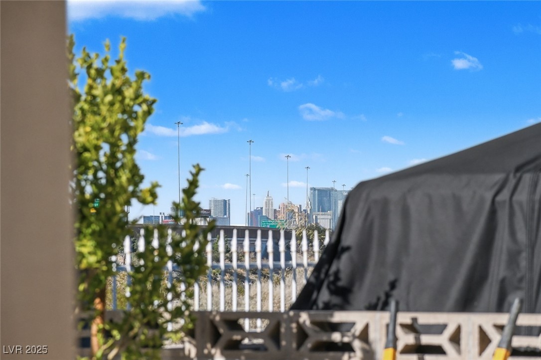 7951 Aspendale Drive Las Vegas, NV 89123 - Photo 41 of 42 View of patio / terrace with a skyline view