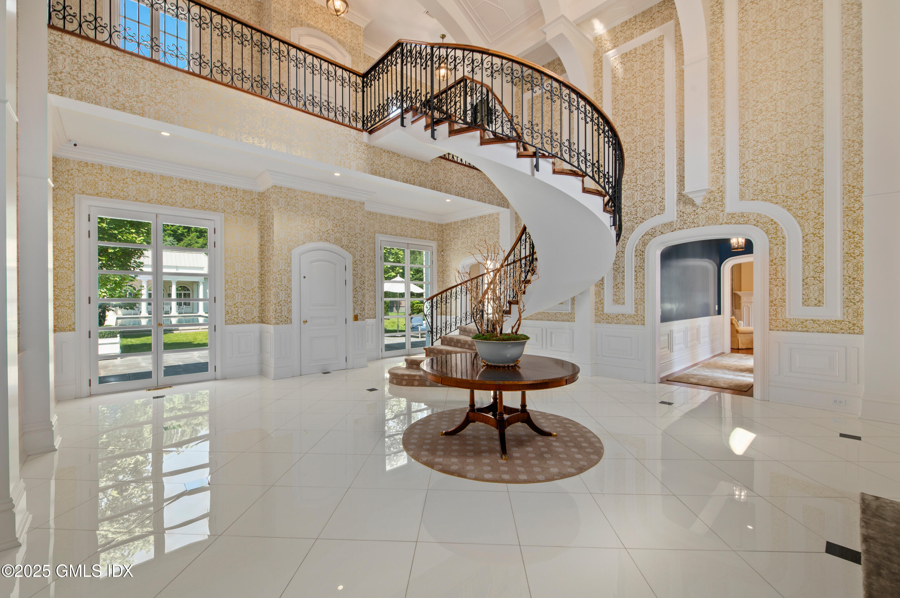 537 North Street Greenwich, CT 06830 - Photo 2 of 27 a view of entryway and hall with wooden floor