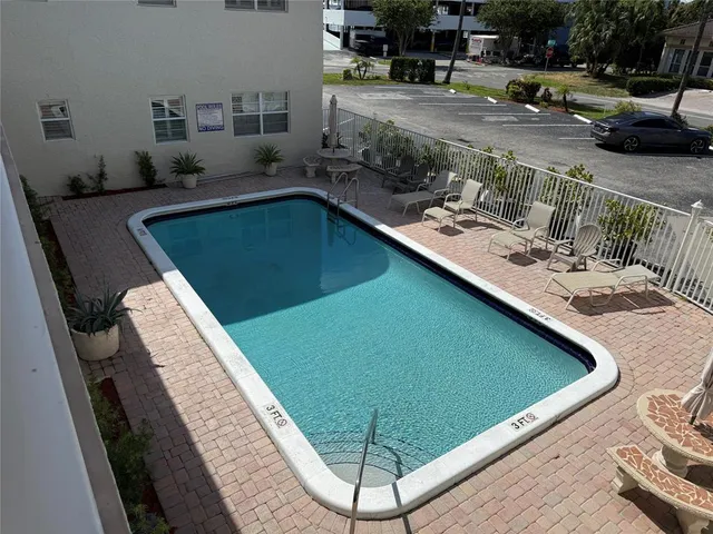 a view of a city and tall buildings