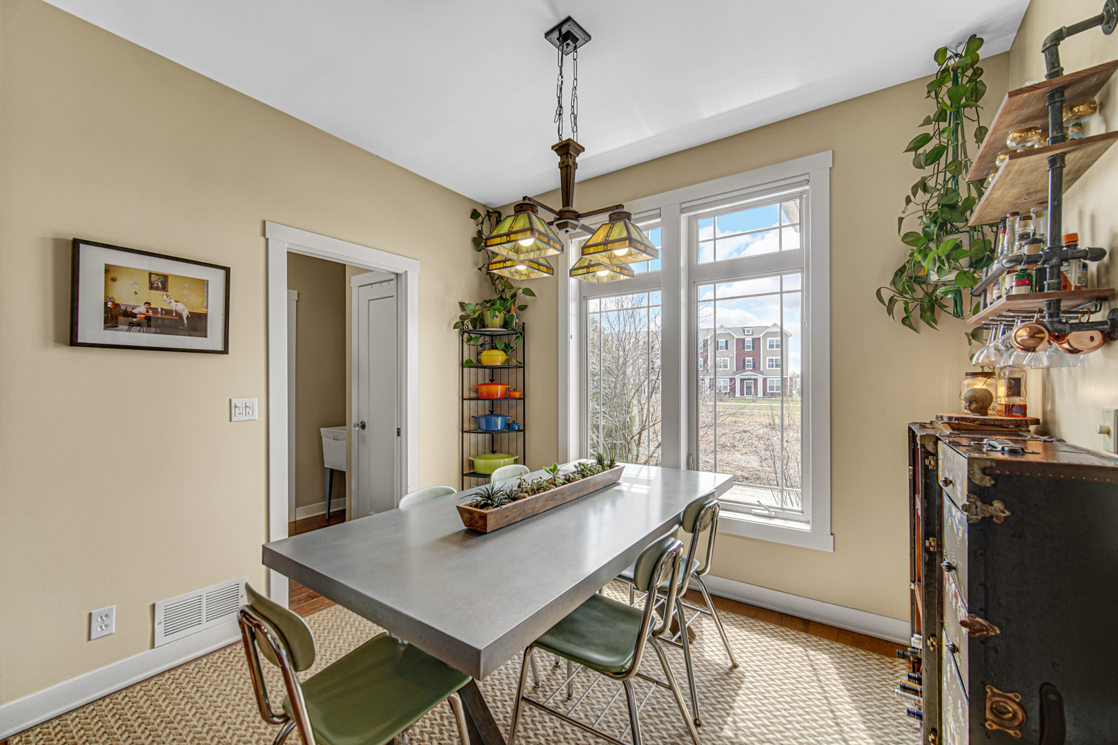 1024 Harris Road Grayslake, IL 60030 - Photo 17 of 68 a view of a dining room with furniture window and wooden floor