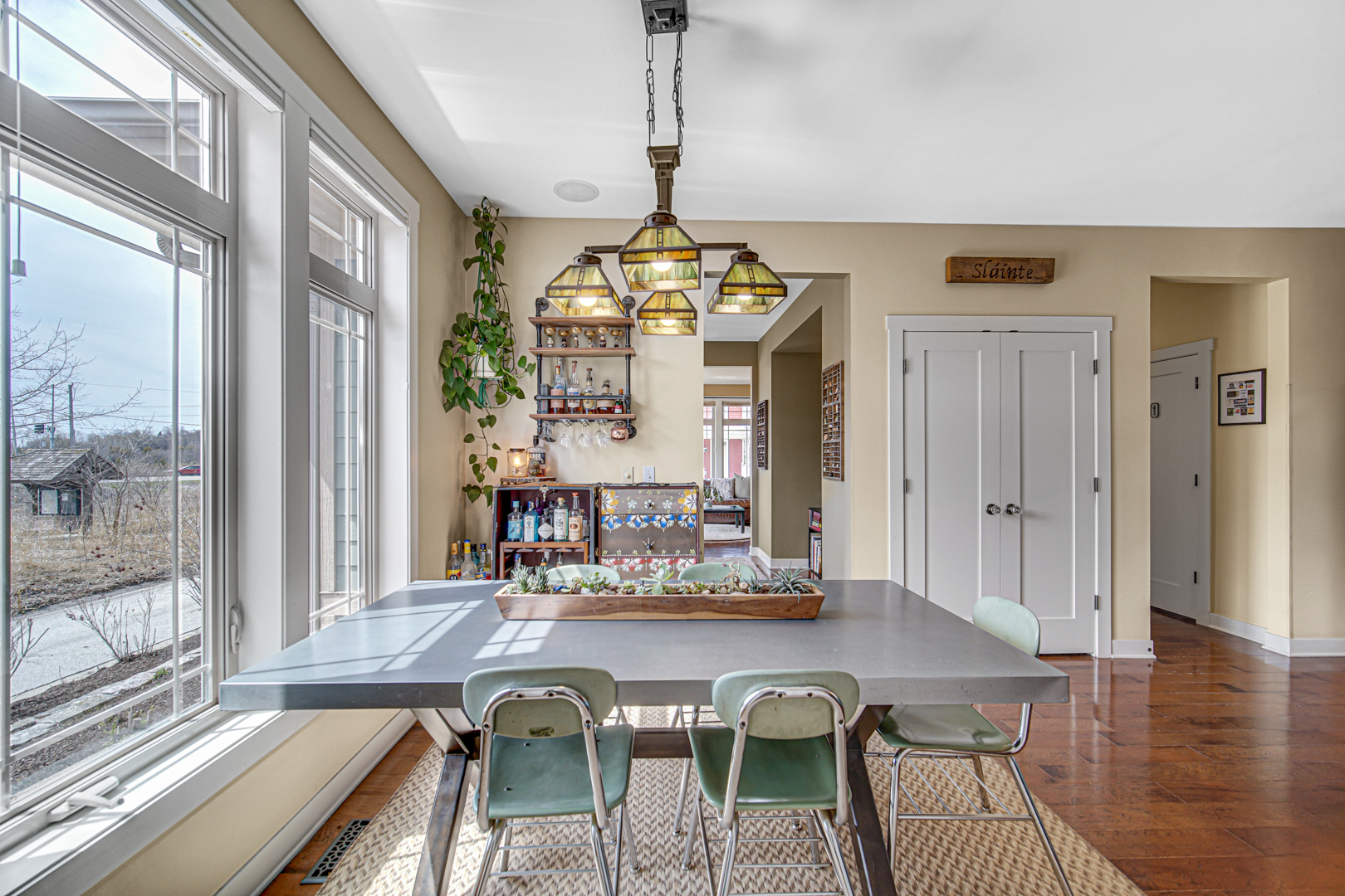 1024 Harris Road Grayslake, IL 60030 - Photo 18 of 68 a view of a dining room with furniture window and wooden floor