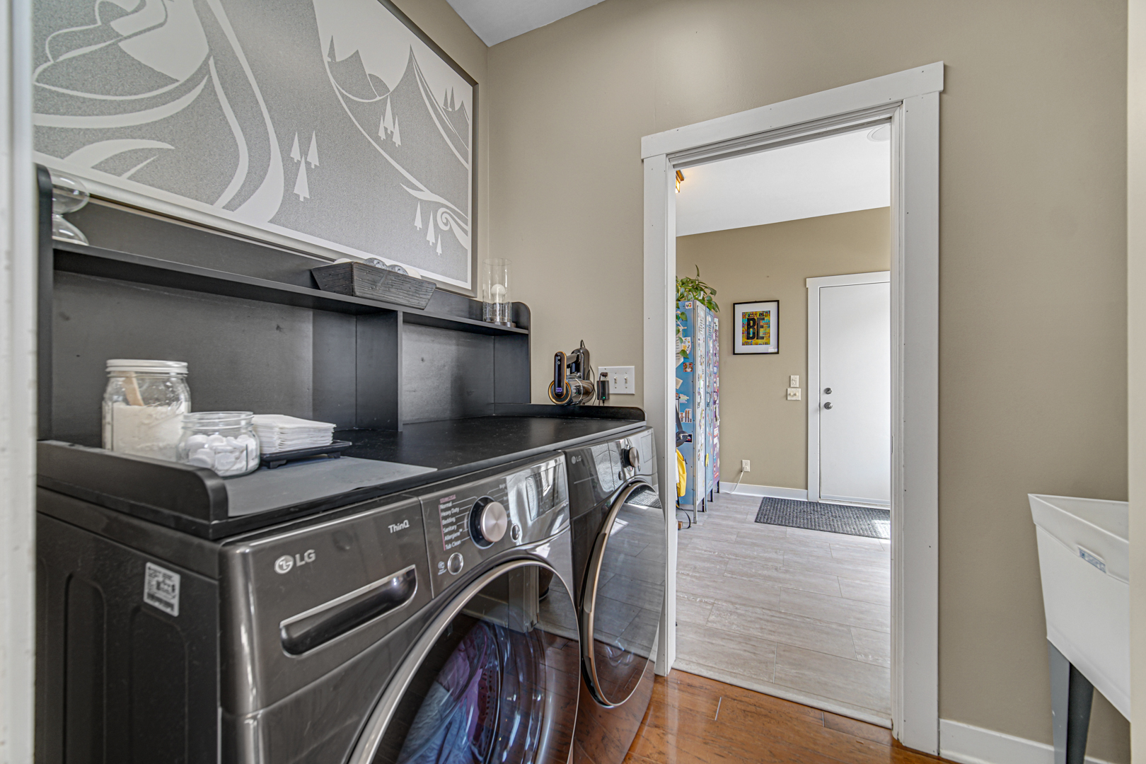 1024 Harris Road Grayslake, IL 60030 - Photo 23 of 68 a view of an entryway with wooden floor