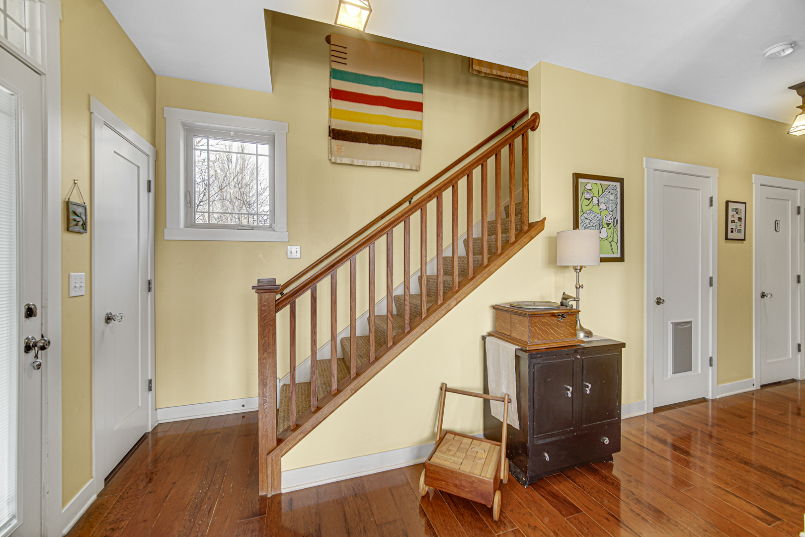 1024 Harris Road Grayslake, IL 60030 - Photo 3 of 68 a view of entryway and hall with wooden floor
