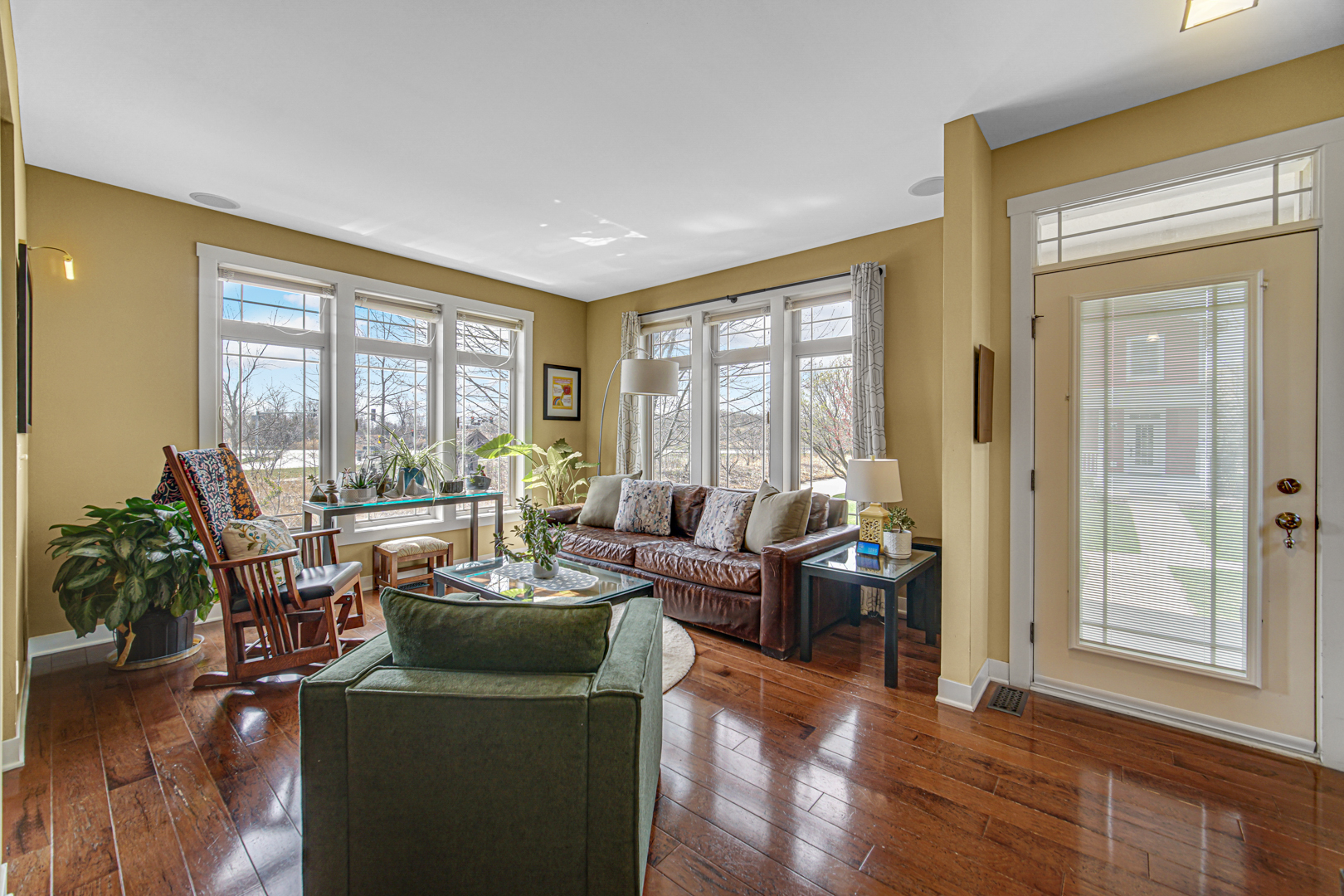 1024 Harris Road Grayslake, IL 60030 - Photo 5 of 68 a living room with furniture and a large window with wooden floor