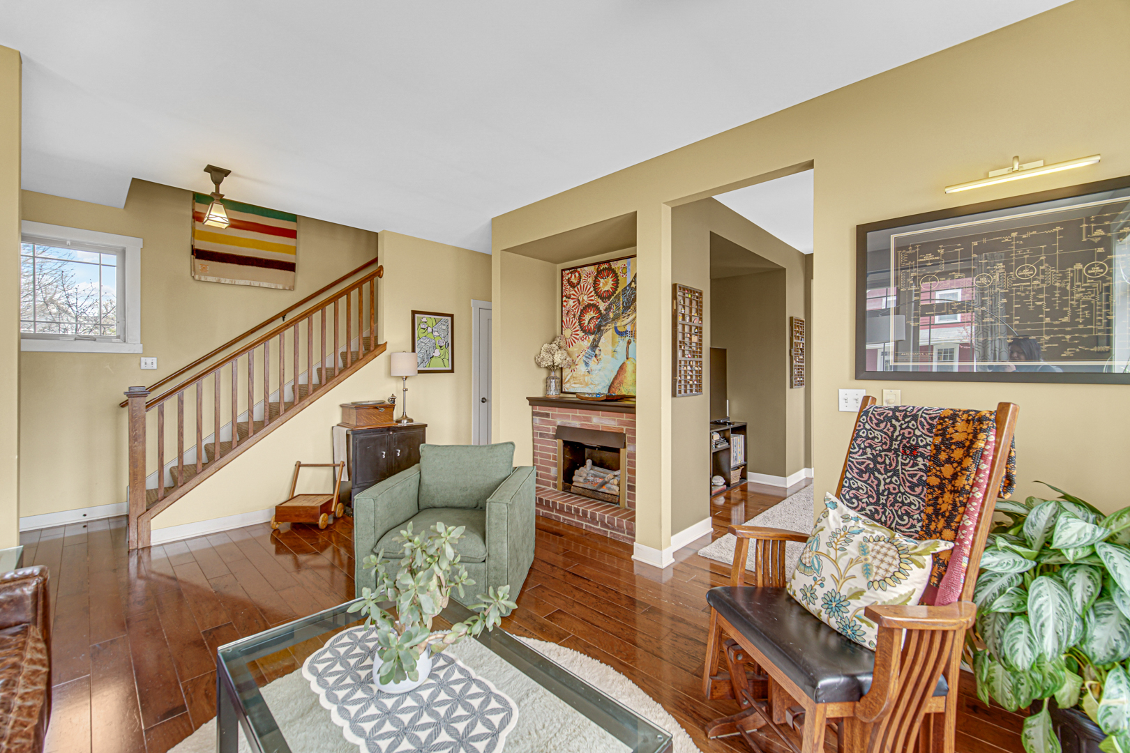 1024 Harris Road Grayslake, IL 60030 - Photo 7 of 68 a living room with furniture and wooden floor