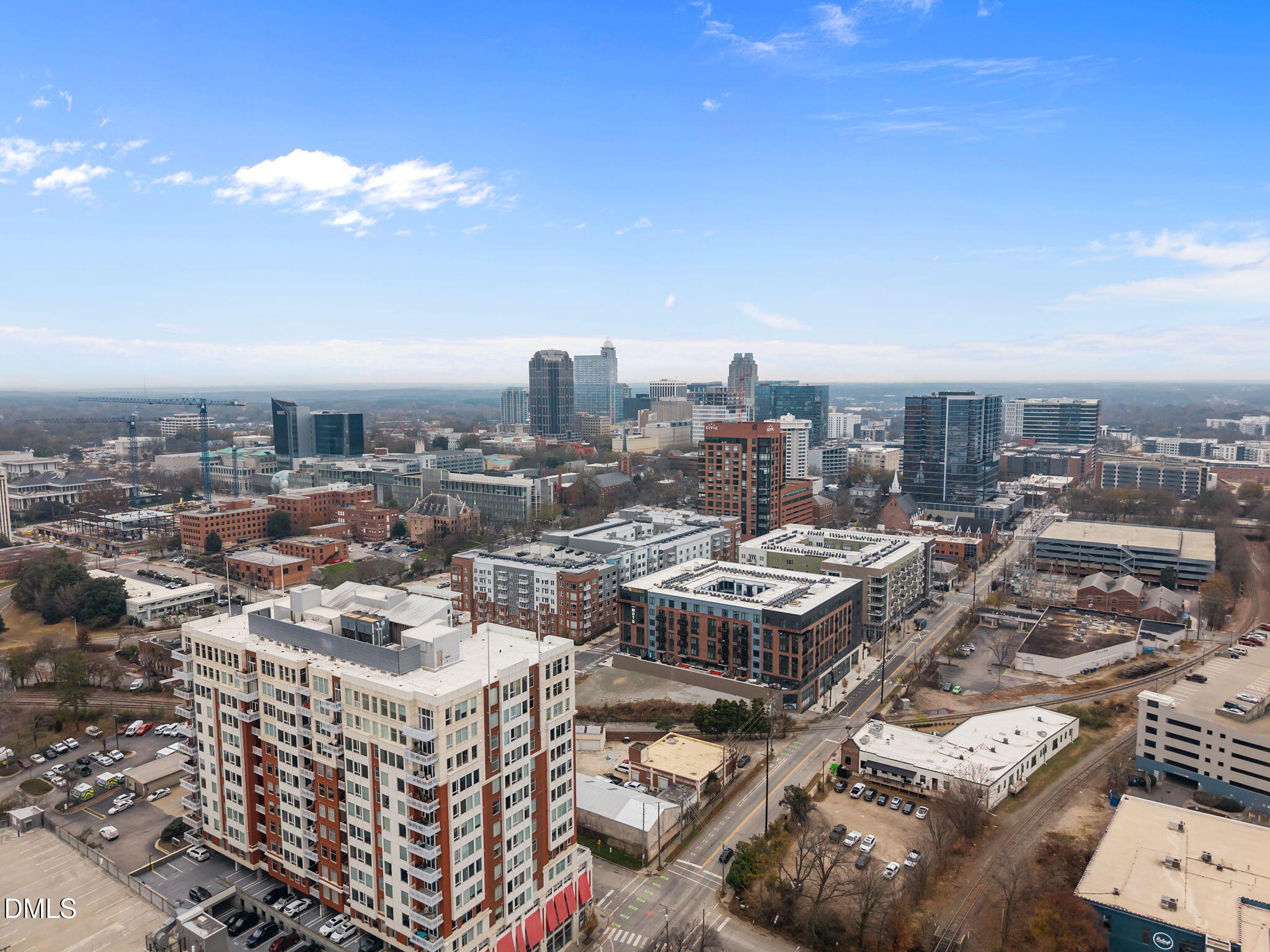400 West North Street, Unit 814 Raleigh, NC 27603 - Photo 38 of 41 an aerial view of a city