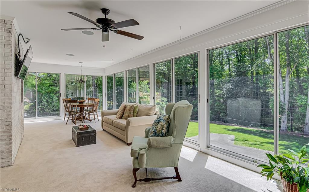 618 Hertford Road Winston-Salem, NC 27104 - Photo 15 of 42 Sunroom with heat/air