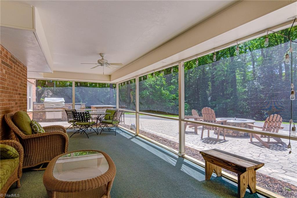 618 Hertford Road Winston-Salem, NC 27104 - Photo 33 of 42 screen porch off basement den