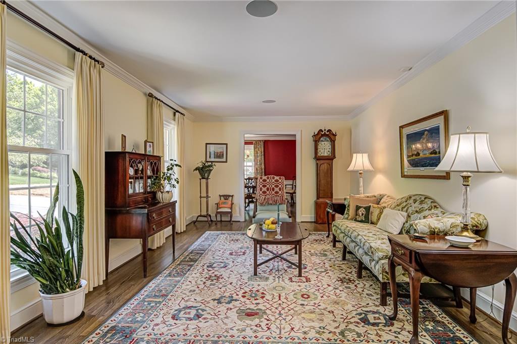 618 Hertford Road Winston-Salem, NC 27104 - Photo 4 of 42 Formal living room facing front of the home.