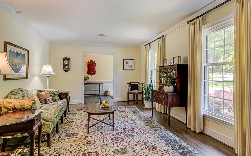 618 Hertford Road Winston-Salem, NC 27104 - Photo 5 of 42 The curtains remain with the home.