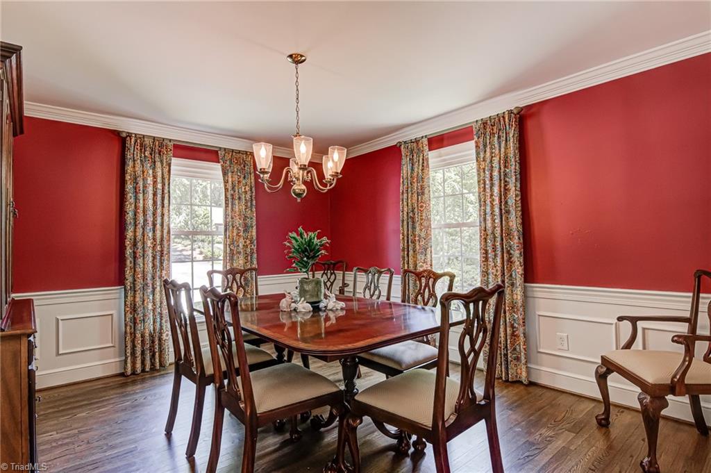 618 Hertford Road Winston-Salem, NC 27104 - Photo 6 of 42 Formal dining room-curtains remain.