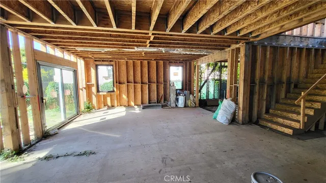 a view of an empty room