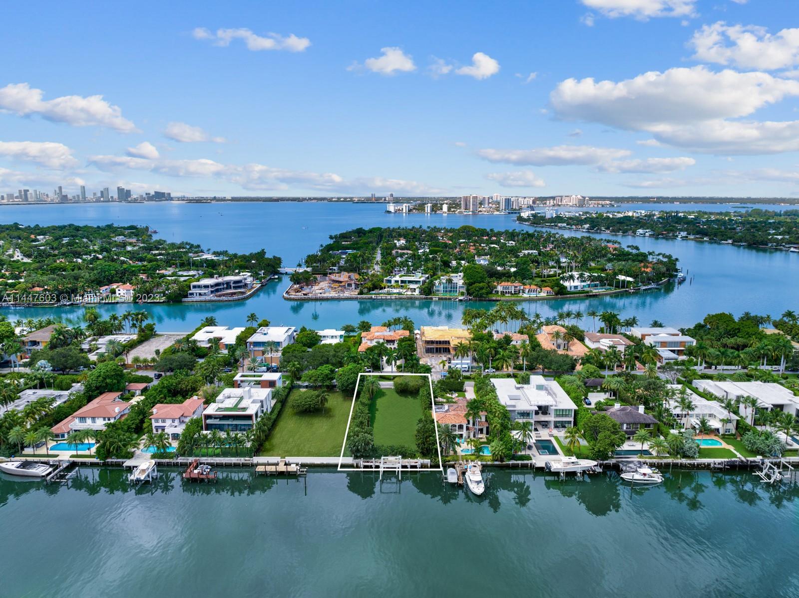 6525 Allison Road Miami Beach, FL 33141 - Photo 1 of 17 an aerial view of residential houses with outdoor space