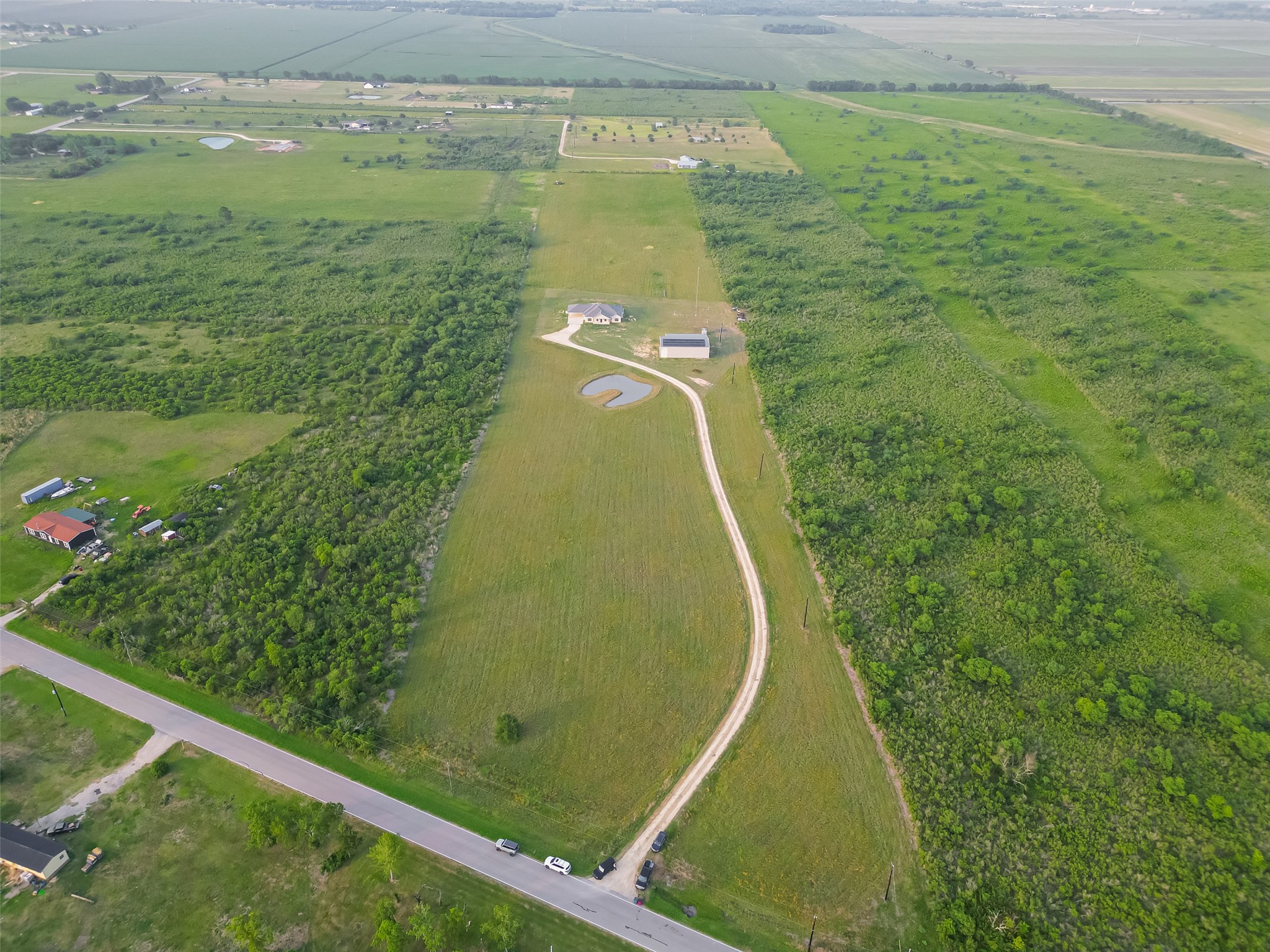 16702 Dipple Road Guy, TX 77444 - Photo 49 of 50 a view of a yard