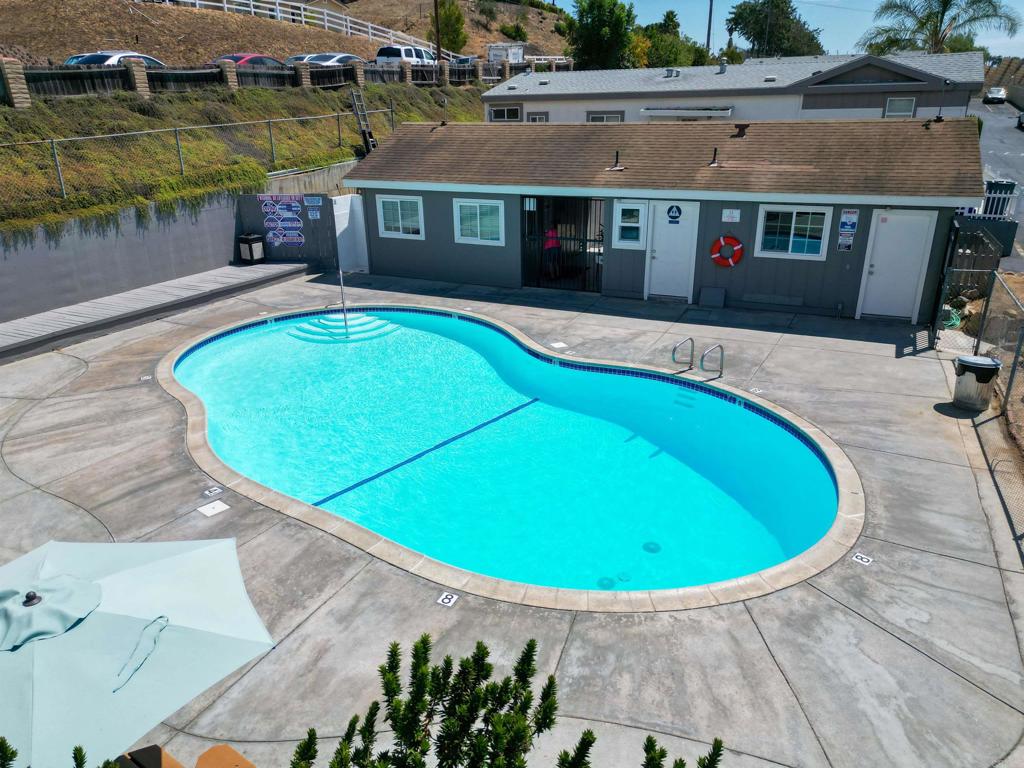 1455 Alturas Road, Unit 55 Fallbrook, CA 92028 - Photo 7 of 31 an aerial view of a house with swimming pool
