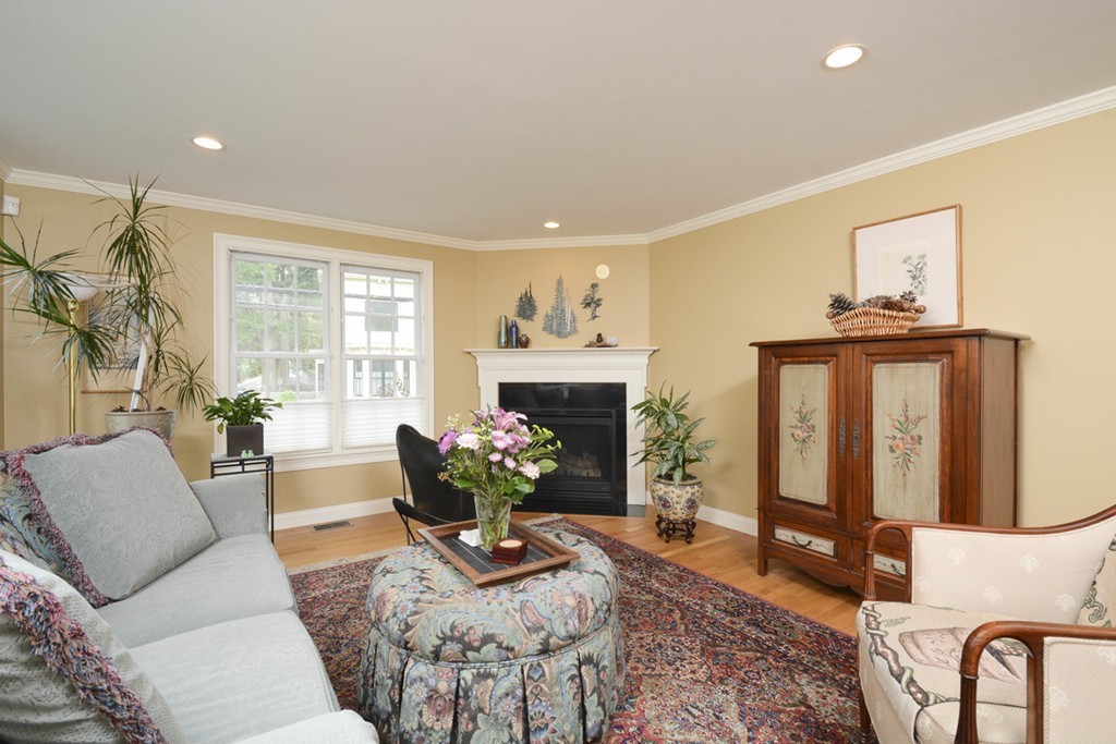 15 Cerina Road, Unit 15 Boston, MA 02130 - Photo 2 of 28 a living room with furniture a fireplace and a large mirror