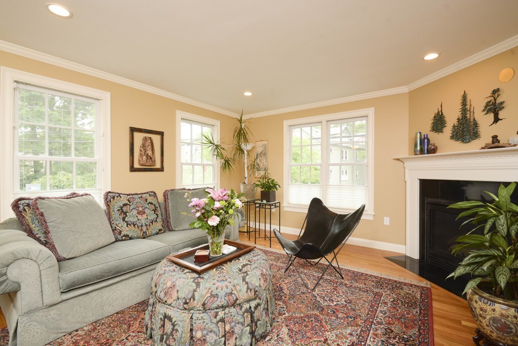 15 Cerina Road, Unit 15 Boston, MA 02130 - Photo 3 of 28 a living room with furniture and a fireplace