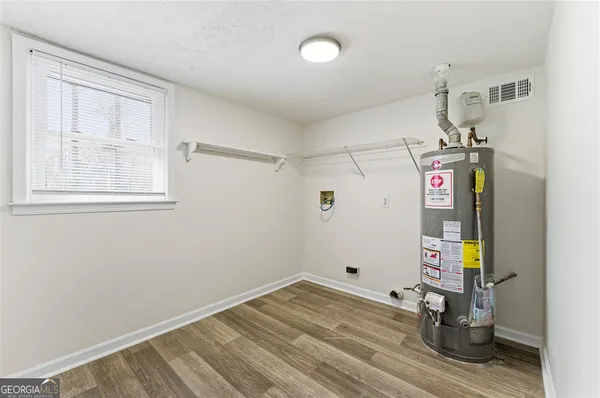 a view of a storage & utility room