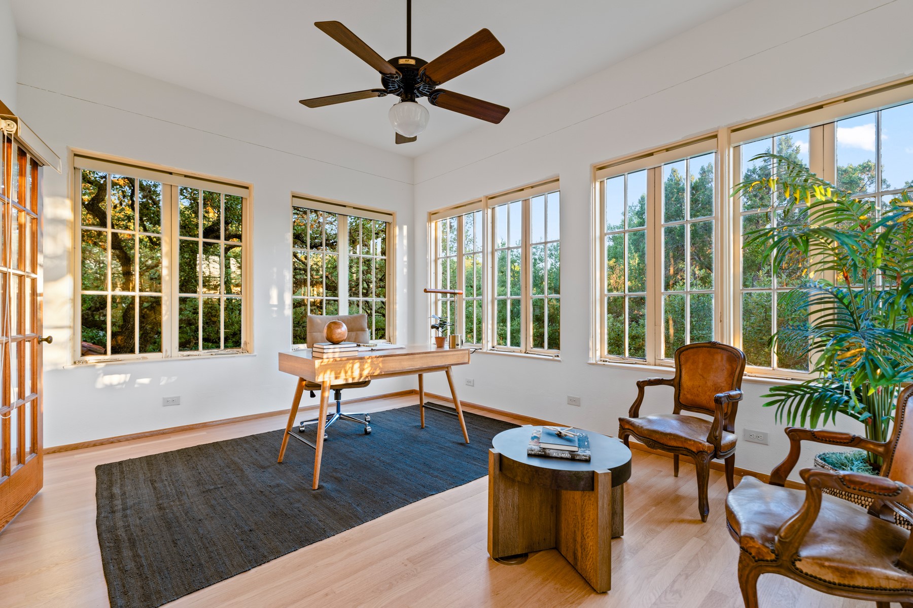 806 Rosedale Terrace Austin, TX 78704 - Photo 25 of 40 a living room with furniture and large windows