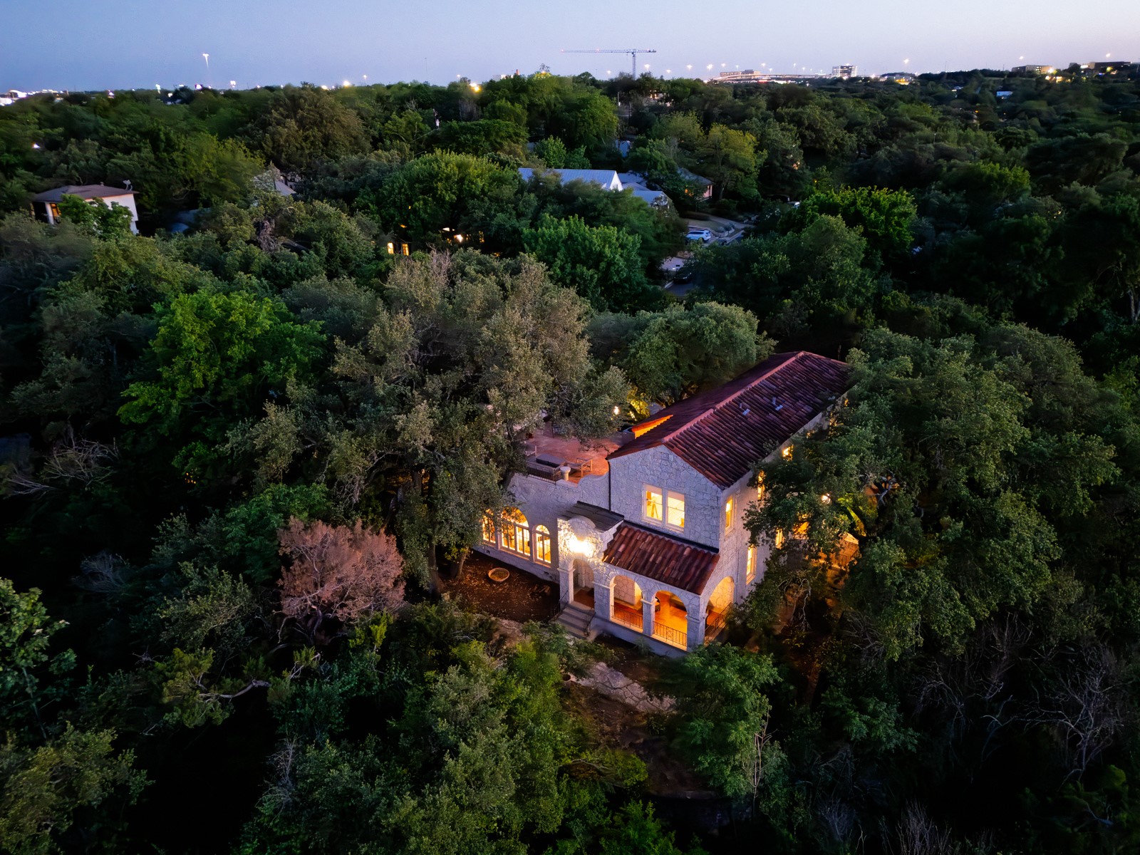806 Rosedale Terrace Austin, TX 78704 - Photo 38 of 40 an aerial view of house with yard