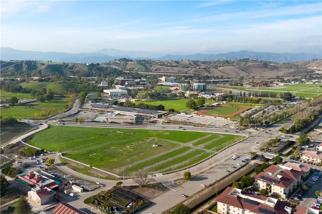 an aerial view of a football ground