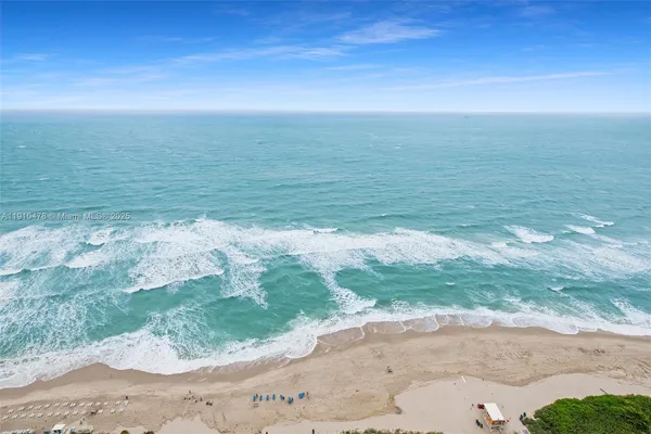 a view of an ocean beach
