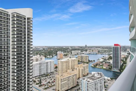 a view of ocean from a balcony