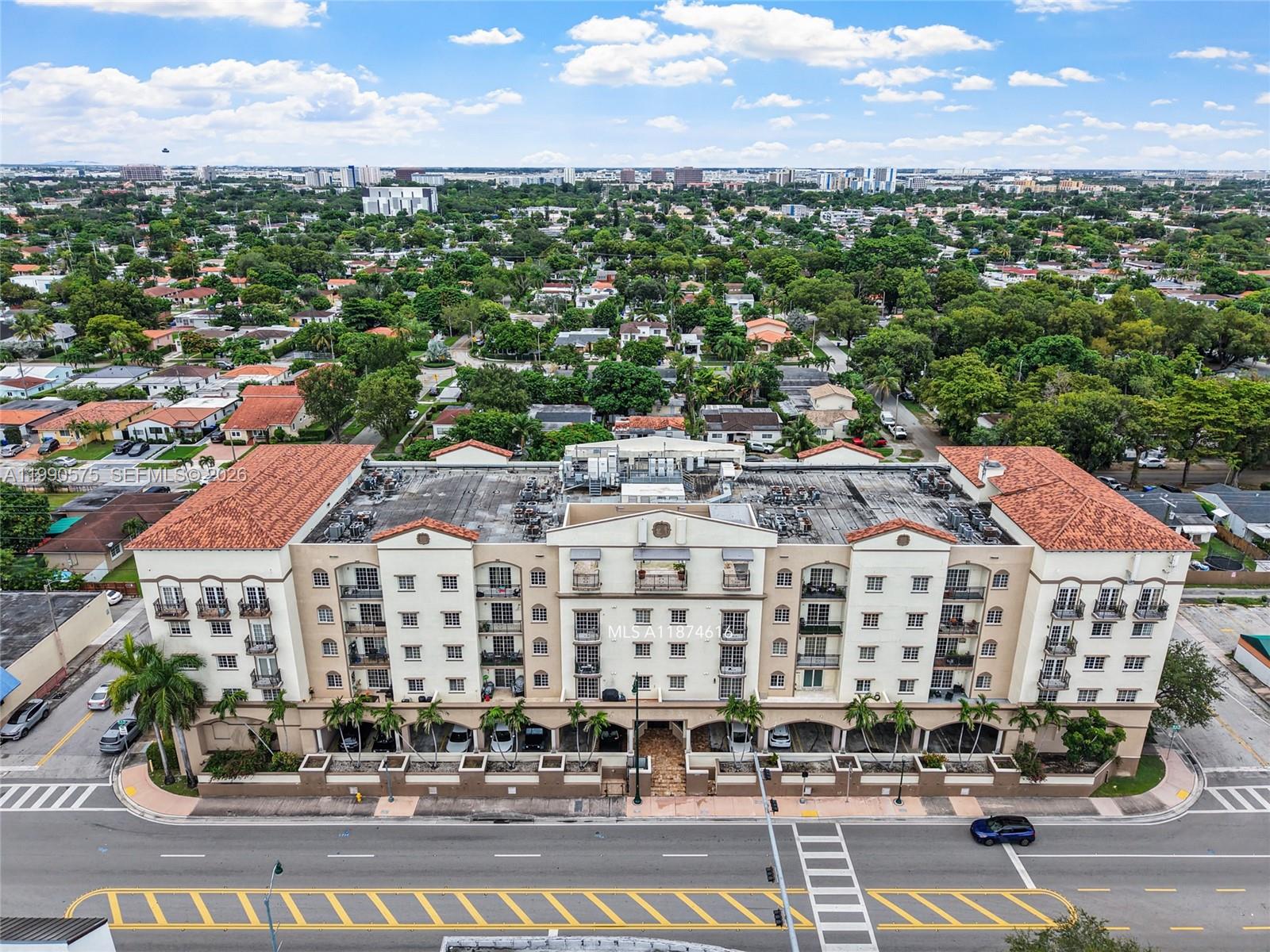 5271 Southwest 8th Street, Unit 315 Miami, FL 33134 - Photo 20 of 25 a view of city with tall buildings