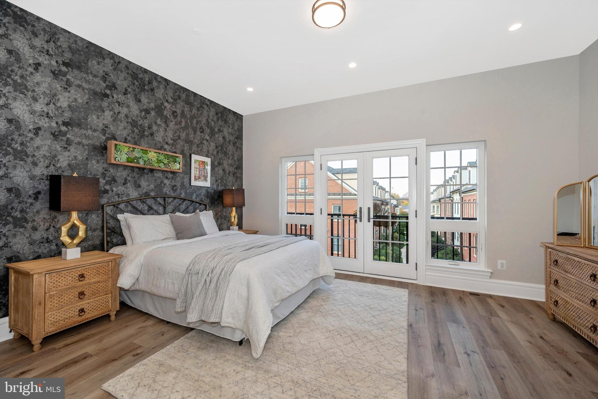 424 North Maxwell Avenue Frederick, MD 21701 - Photo 26 of 58 Primary Bedroom with Juliette Balcony