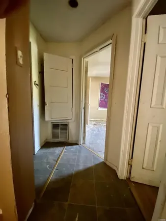 a view of an front door