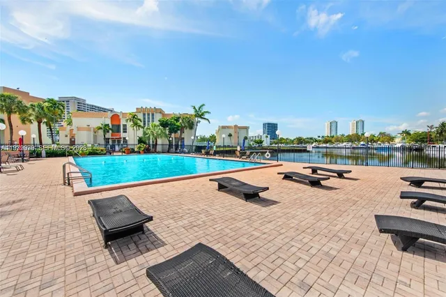 a view of a lake with houses