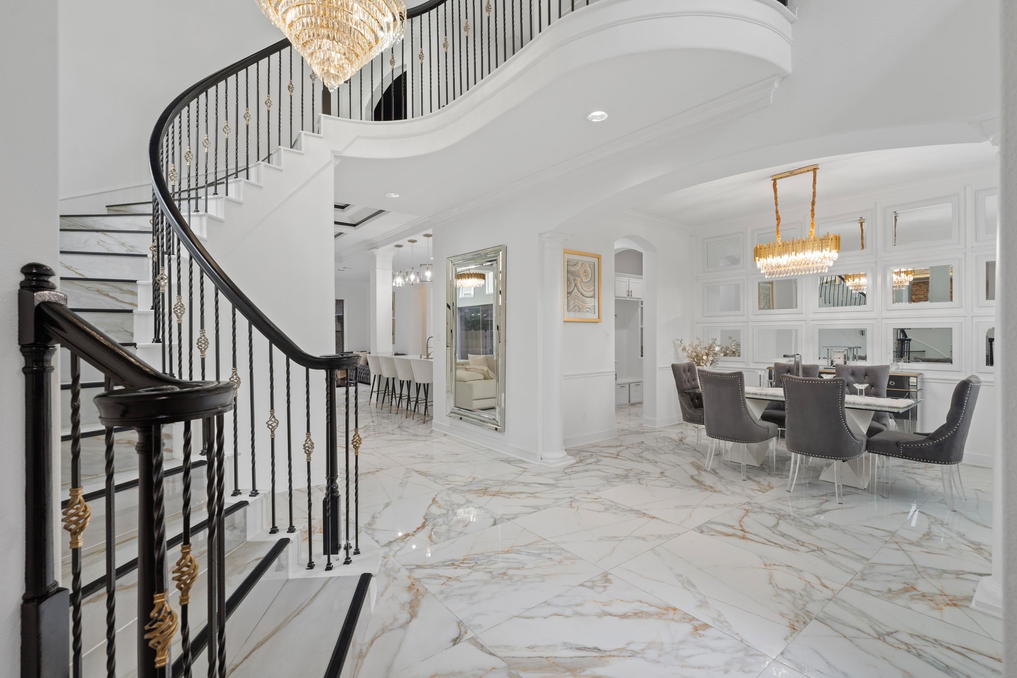 Luxury living begins here with a breathtaking grand foyer, sweeping staircase, & fine finishes throughout.
