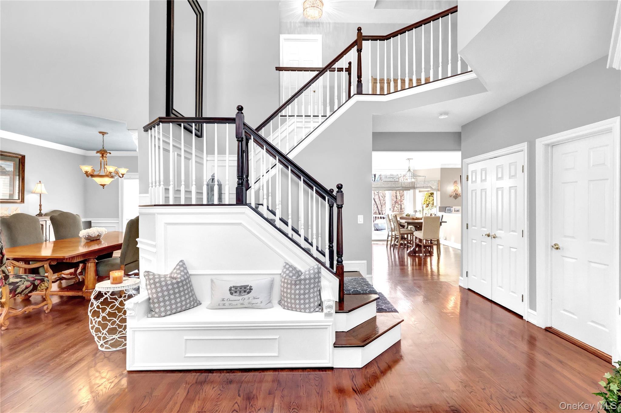 5 Frost Valley Road Mount Sinai, NY 11766 - Photo 6 of 49 a view of entryway dining room and hall with wooden floor