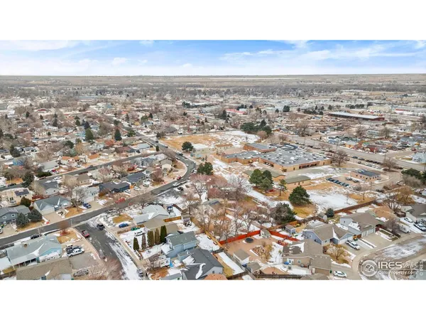 an aerial view of beach