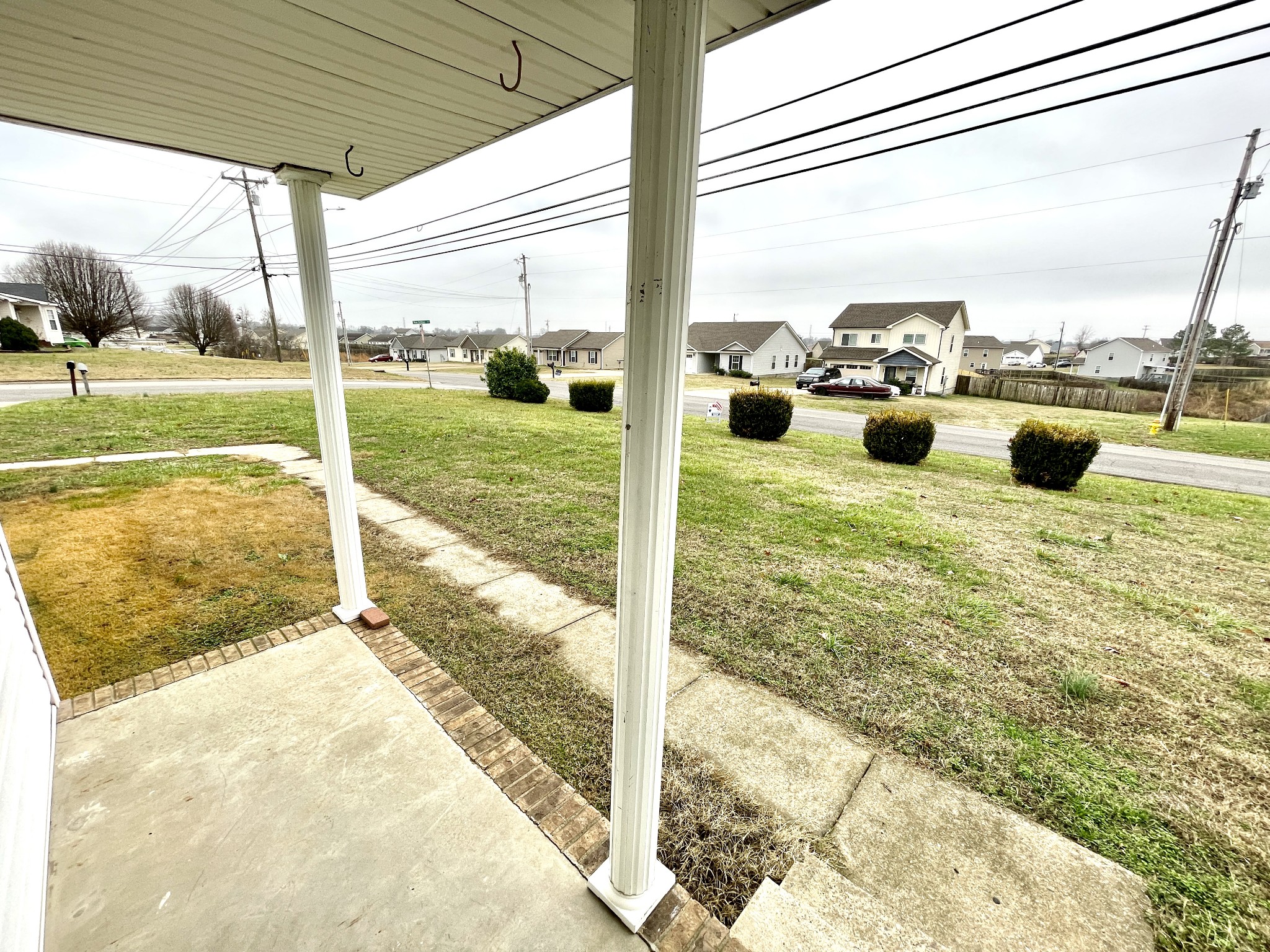 710 Hugh Hunter Road Oak Grove, KY 42262 - Photo 4 of 12 a view of a balcony with yard
