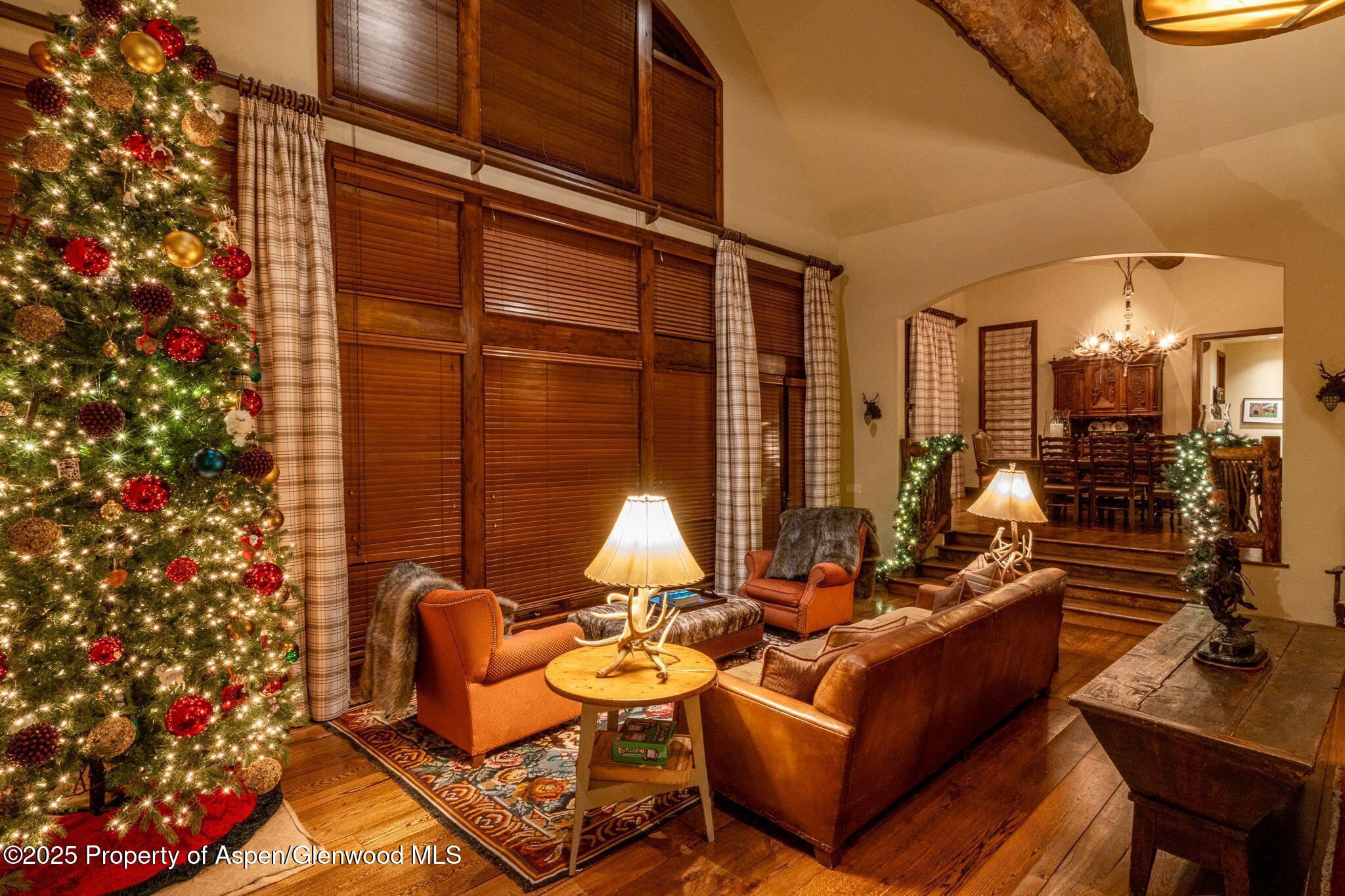 800 South Hayden Road Aspen, CO 81611 - Photo 13 of 57 Christmas sitting area