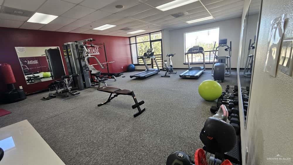 813 Travis Street, Unit 210 Mission, TX 78572 - Photo 11 of 13 a view of a room with gym equipment