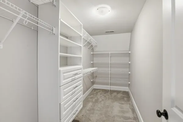 a view of walk in closet