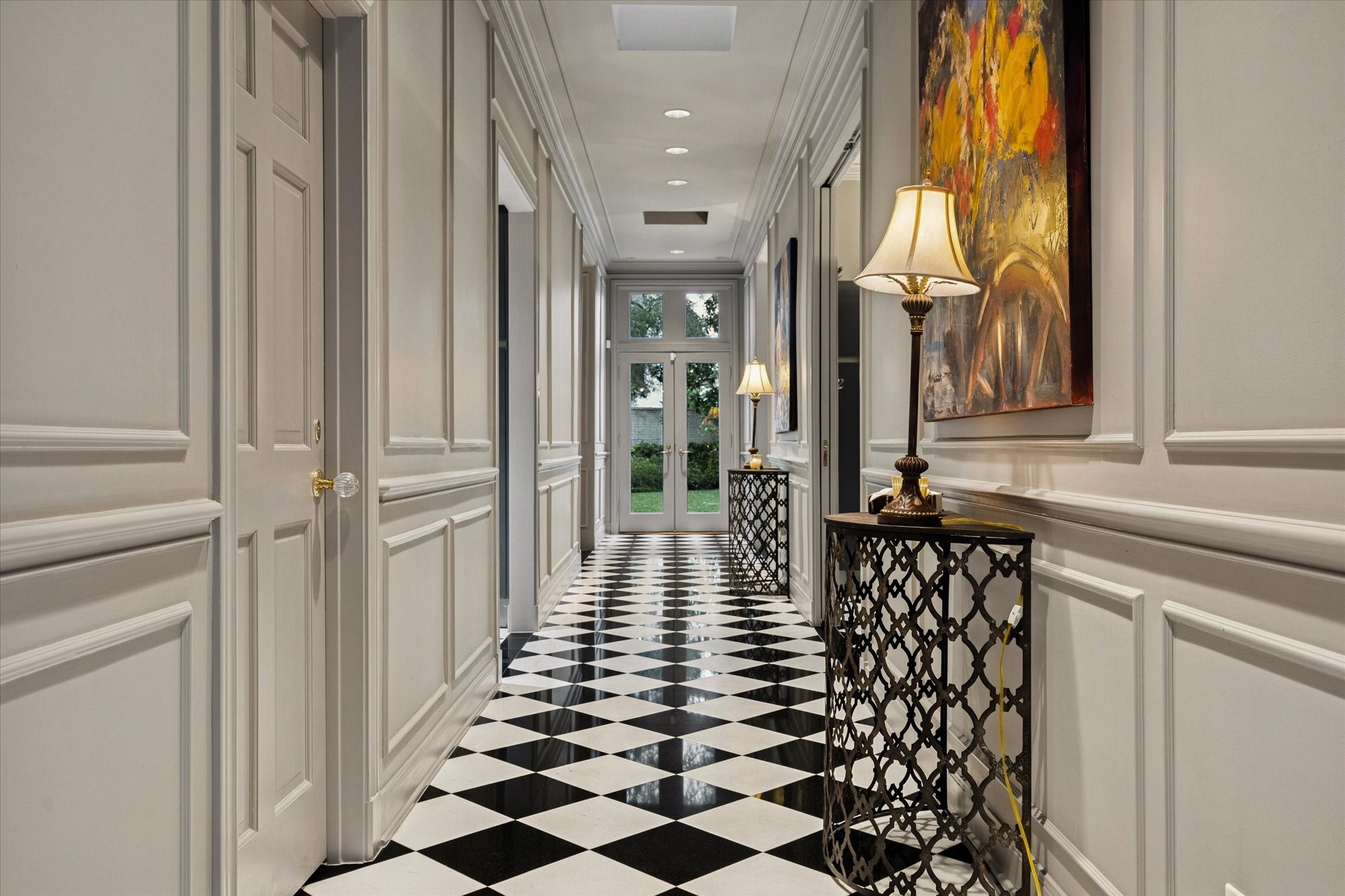 20 Sunset Boulevard Houston, TX 77005 - Photo 14 of 50 Hallway with marble floors