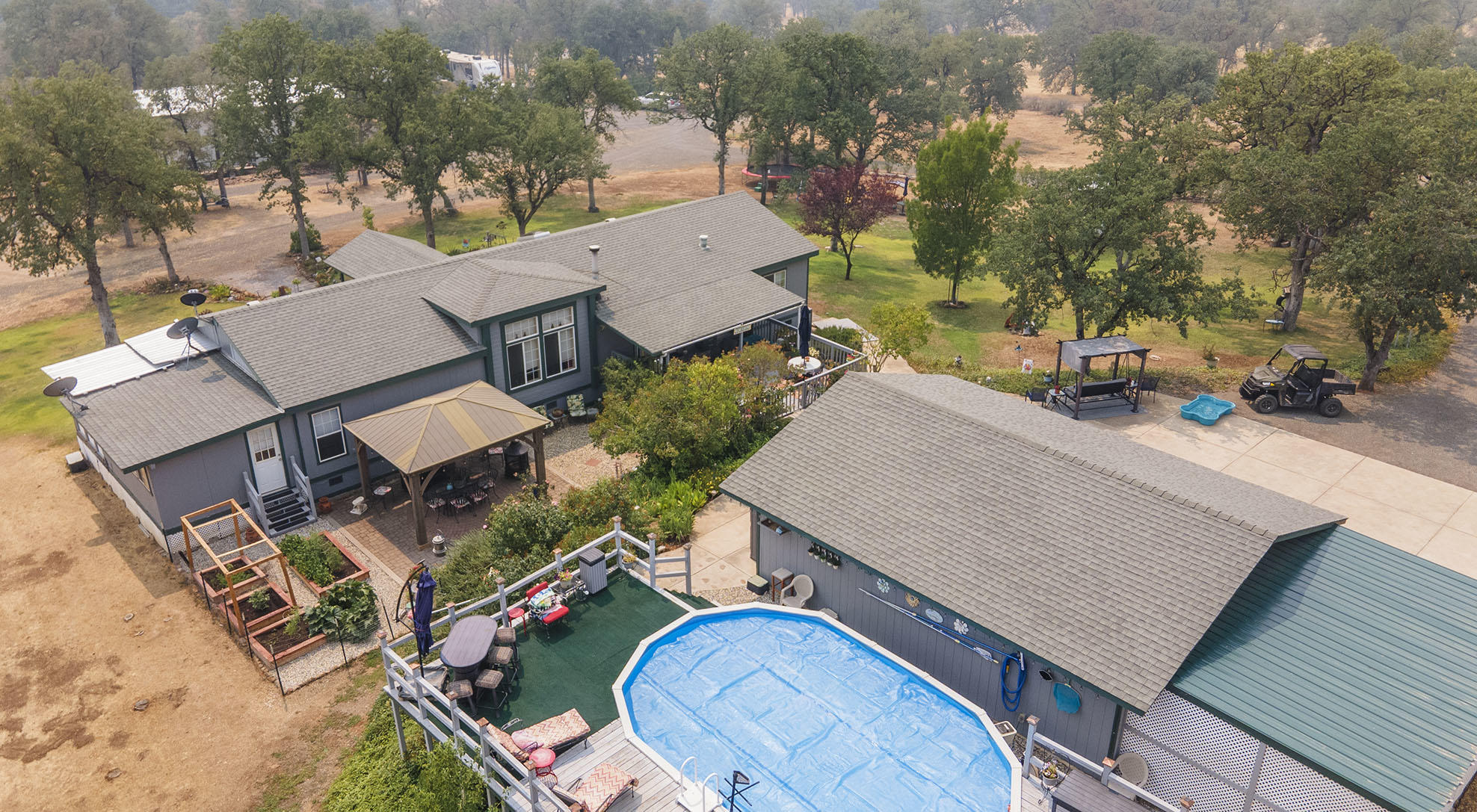 6899 Hyrax Road Anderson, CA 96007 - Photo 1 of 40 Aerial View of Property