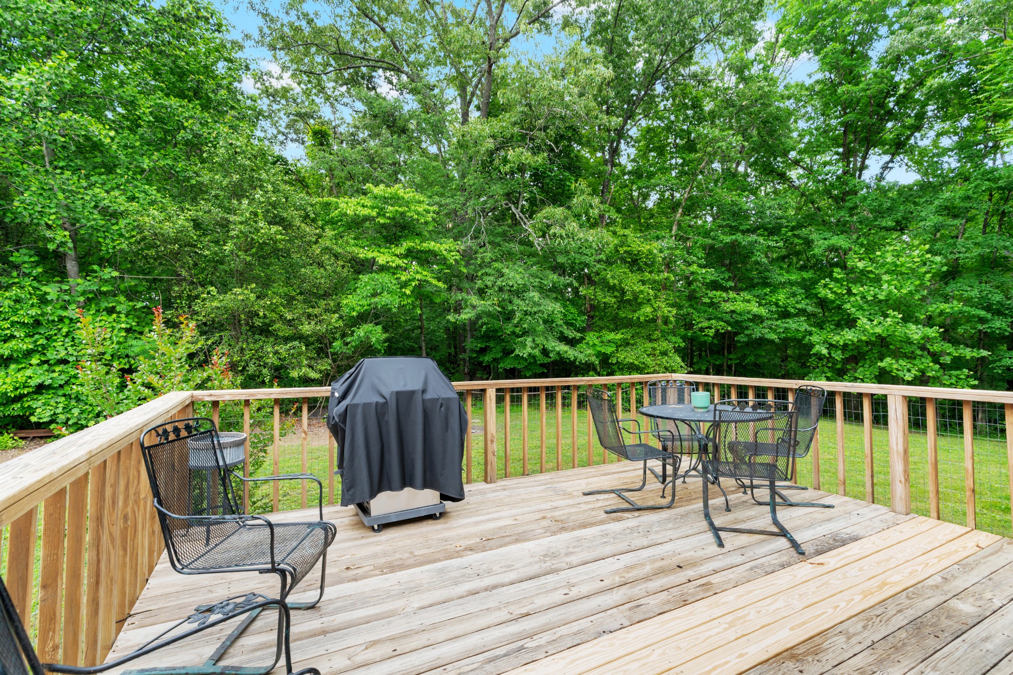 71 Larkspur Court Tullahoma, TN 37388 - Photo 31 of 31 a view of balcony with wooden floor and outdoor seating