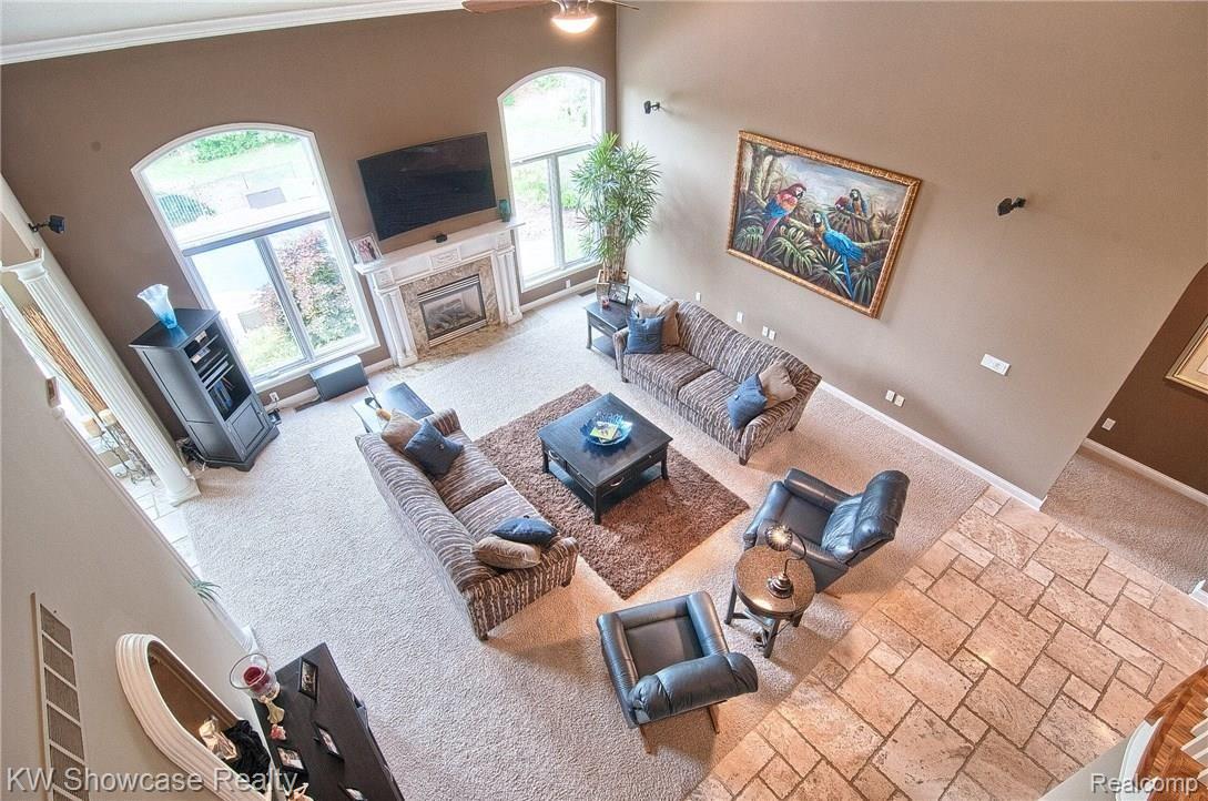 5477 Boulderwood Ridge Clarkston, MI 48348 - Photo 33 of 59 Great_Room_From_Above.jpg